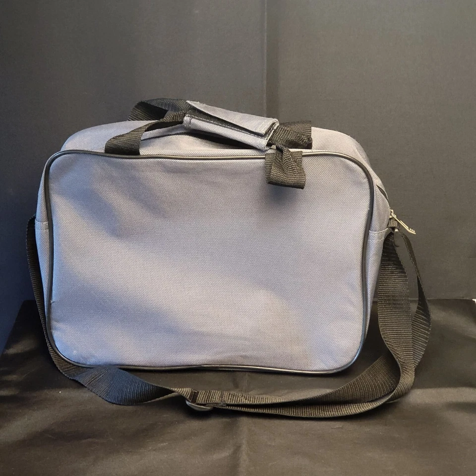 Bolso de Viaje TAG Heuer Para Hombres Correa de Hombro Ajustable Doble Cremallera Compartimentos 14x10" Foto 3 de 4