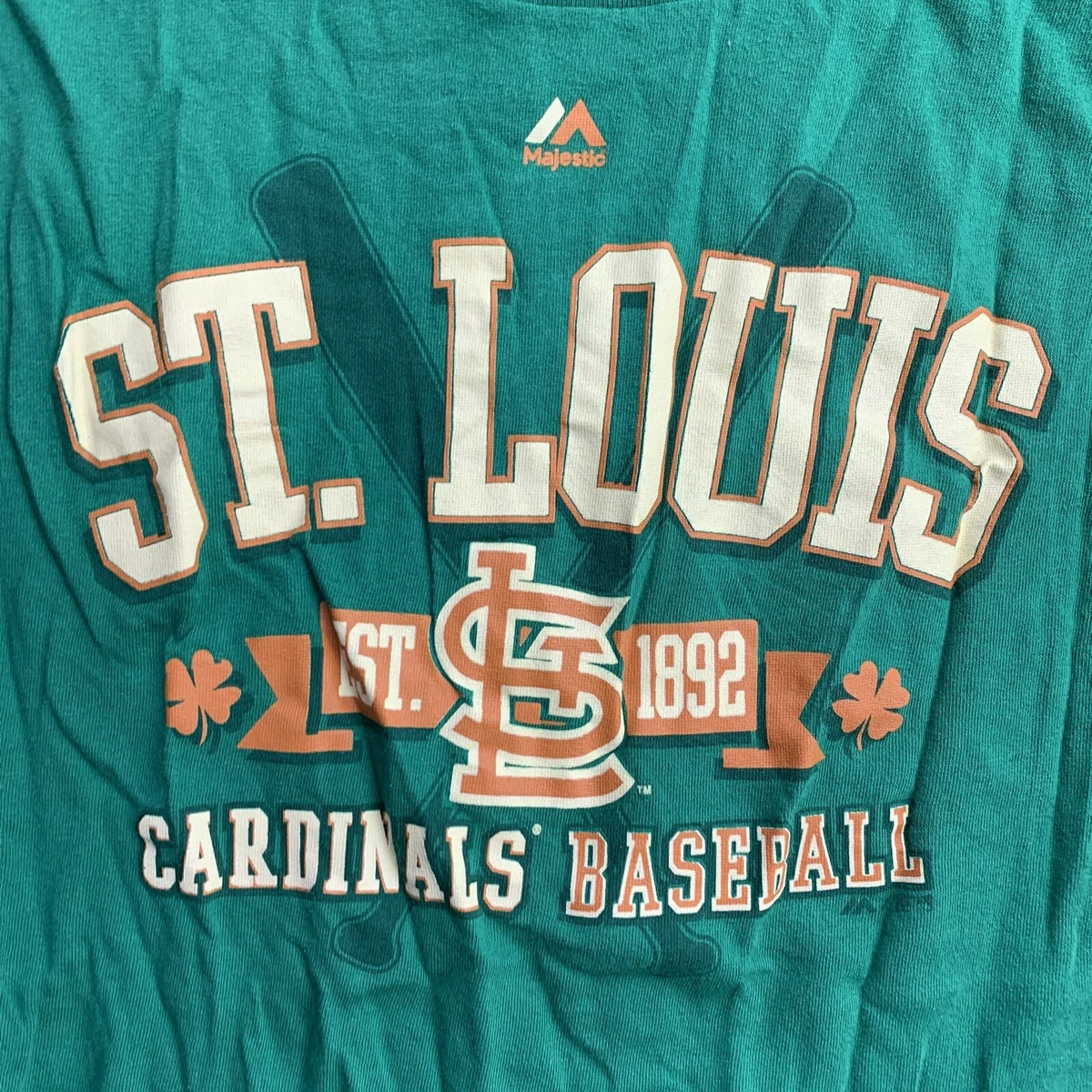 St Louis Cardinals Baseball St Patricks Day Mens T-Shirt Size XL