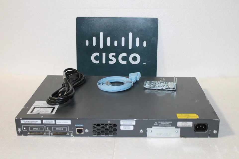 Cisco 3750 V2 48TS WS-C3750V2-48TS-S 48 Port Catalyst Switch WS-C3750-48TS-S - Image 3 of 4