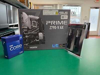 Intel i9-12900K, ASUS Z790-V Prime AX WiFi DDR5, G.Skill Ripjaws S5 32GB Bundle