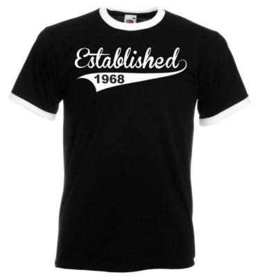 18. bis 80. Geburtstag Geschenk Mitgebsel im Kontrast etabliert Herren Ringer T-Shirt