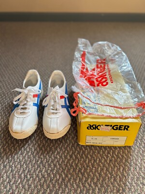 Vintage Asics Corsair Early 1980s Deadstock - Unworn - Original With Box & Bag
