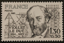 Timbre - FRANCE - Viollet Le Duc - 1980 - Neuf ** - YT2095