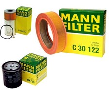 Mann Oil Air Fuel Filter Service Kit for Mercedes W123 240D 300CD 300D 300TD