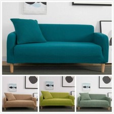 Solid Gestrickt Dicker Sofa Abdeckung All-Inclusive Stretch Husse Sofa Abdeckung