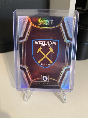 2022-23 Panini Select Premier League - West Ham Team Badge Case Hit Short Print