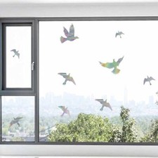 Anti-Collision Window Bird Stickers Decals Glass Door Protect and Reflective