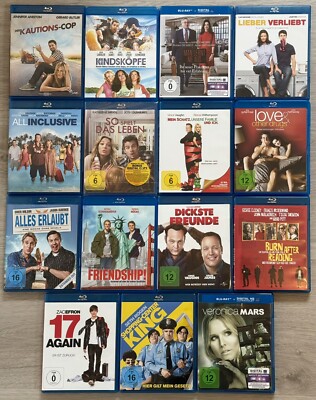 15 Blu-ray Komödien Sammlung Konvolut: u.a Kindsköpfe Friendship 17 Again