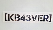 Kb43ver Racing Drifting Ken Block Vinyl Decal Sticker Car Truck Import Domestic