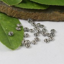 160pcs Tibetan Silver color Gyrate Beads H0502
