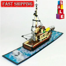 Quint's Boat 1238 Pieces from Movie 100% Compatible Building Toys Set MOC Build