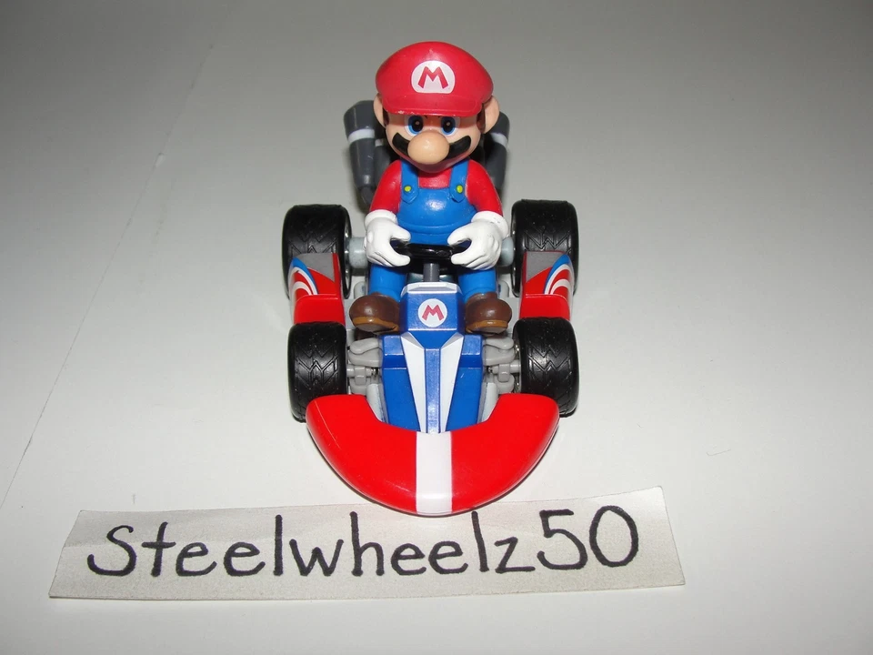 Nintendo Mario Kart Mario Remote Control Vehicle RC 27 MHz NO CONTROLLER 5" Long - Image 3 of 4