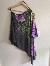 Classique Gray / Pink Dolman Sleeve Dress One Size Fits All NWT (List $74)