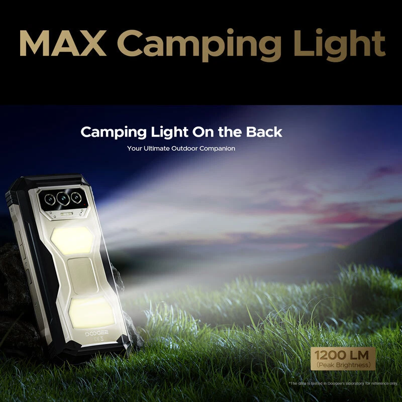 DOOGEE V Max S 5G Rugged Smartphone Android 14 NFC Mobile Camping Light 22000mAh - Image 4 of 4