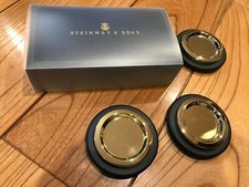 Isolante L Set per Steinway 2wheel Caster Terremoto Resistenza &