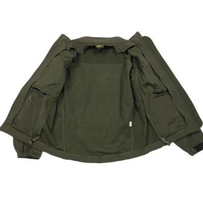 Voodoo Tactical Softshell Jacket Green Men's Size Large Full Zip Voodoo Tactical Softshell Jacket Green Men's Size Large Full Zip