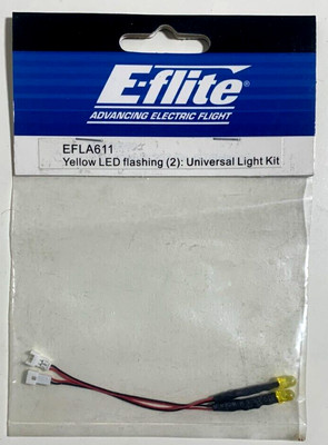 Eflite gelbe LED blinkend (2): Universal Licht Kit EFLA611