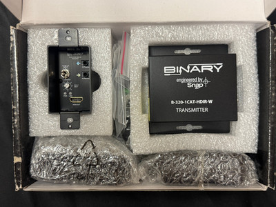 Binary HDMI Extender Single Cat5e/Cat6 with IR B-320-1CAT-HDIR-W