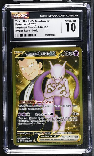 Team Rocket's Mewtwo ex graded CGC 10 for sale on eBay