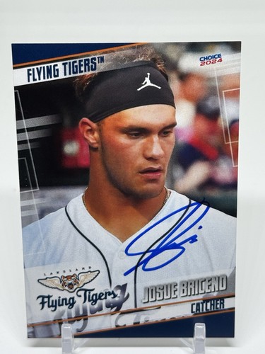 Josue Briceno 2024 Detroit Lakeland Flying Tigers Choice #18 SIGNED - Picture 4 of 5