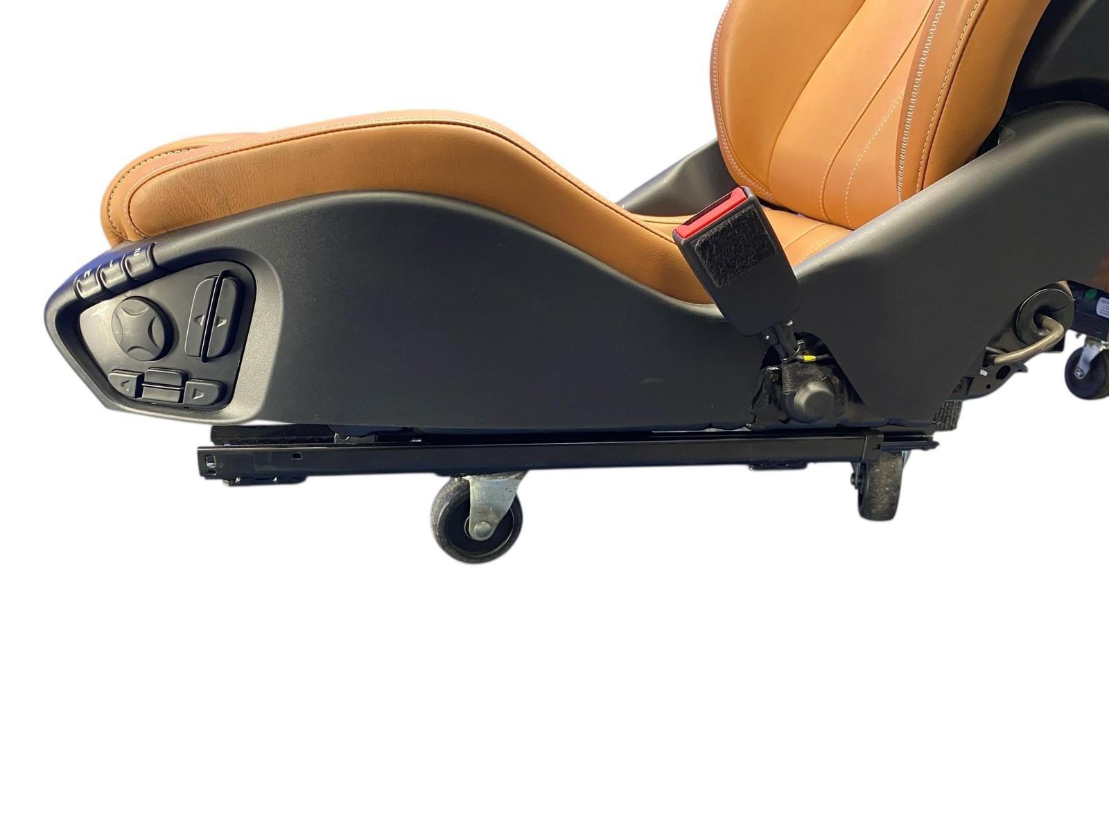 2018-2023 MCLAREN 720S FRONT LEFT RIGHT SEAT ASSEMBLY SET BEIGE LEATHER