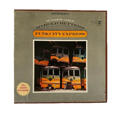 DEFECTIVE Harold Betters Funk City Express Reel to Reel Tape NMVG Pop Ja G3D