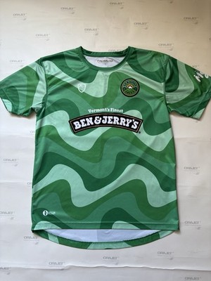 Vermont Green FC Ben & Jerry s Soccer Jersey Size Medium Staff Edition