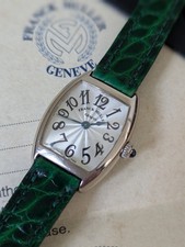 Franck Muller 2251 18ct White Gold Curvex Quartz Ladies Watch, Box And Papers