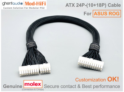  ATX 24-Pin Cable for ASUS ROG THOR Platinum II 850W -  60cm / 24 inch