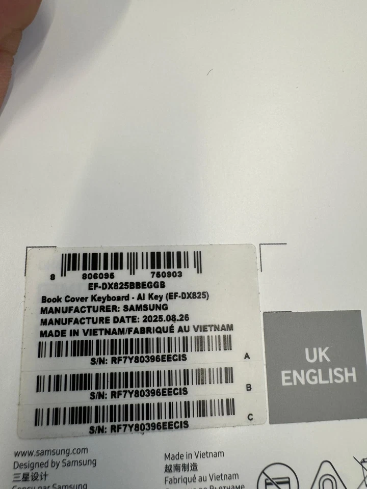 Samsung Galaxy Tab S10+ S9+ S9 FE+ S10+ 5G Keyboard with AI Button & Trackpad - Image 2 of 4