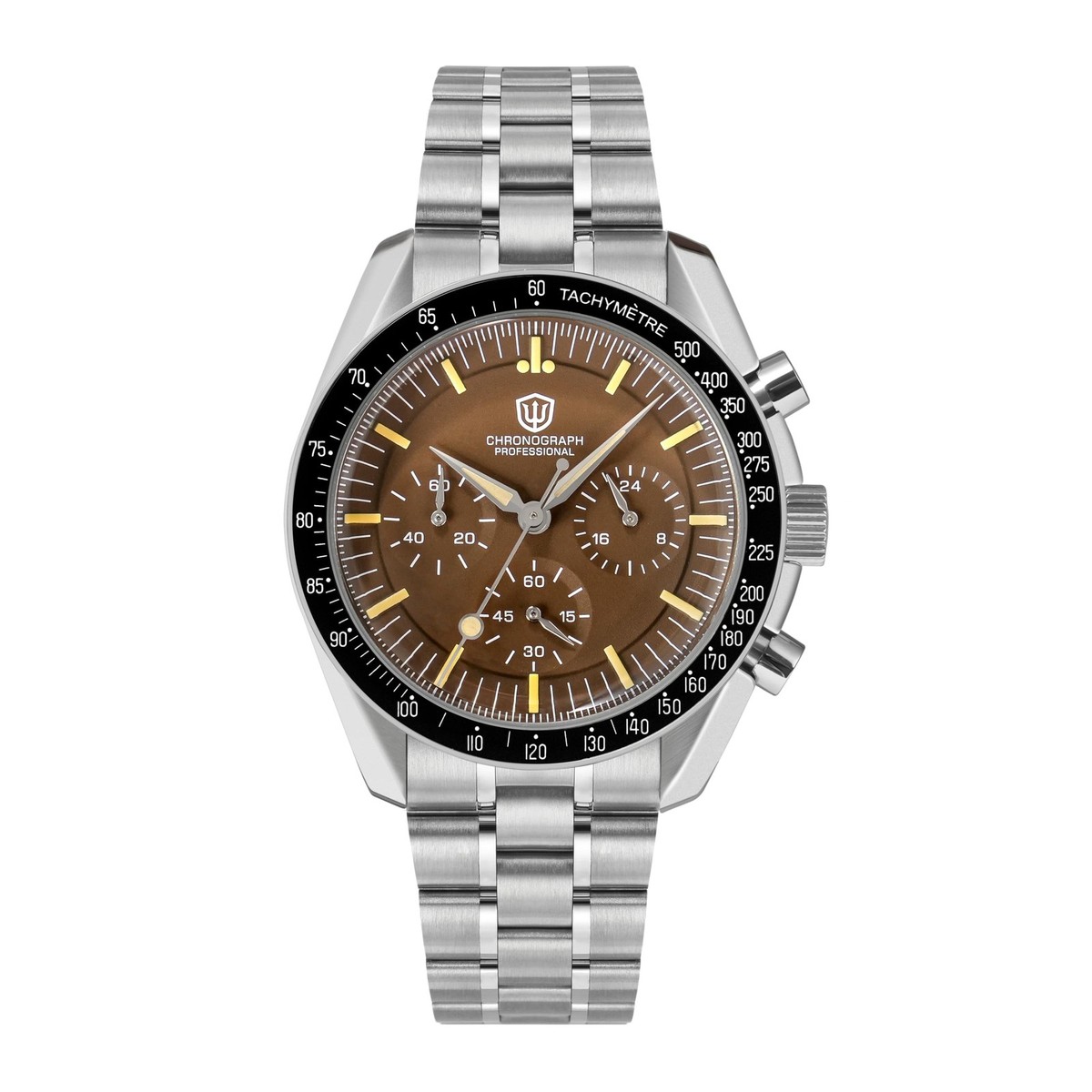 Watchdives 39mm Chronograph Watches for Men - WD1863 VK63 Sweep