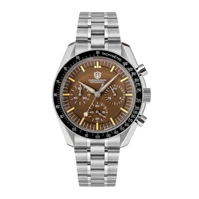 Watchdives 39mm Chronograph Watches for Men - WD1863 VK63 Sweep