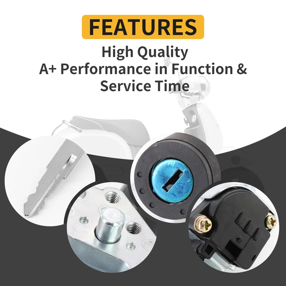 Ignition Switch Lock Set Fit Fit Honda NCH50 Metropolitan 03+ NEW 35014-GFC-770 Foto 3 de 4