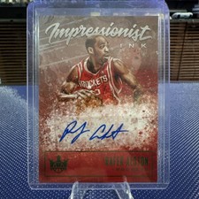 Rafer Alston 2019-20 Court Kings Impressionist Ink Autograph Emerald /25 #II-RAL