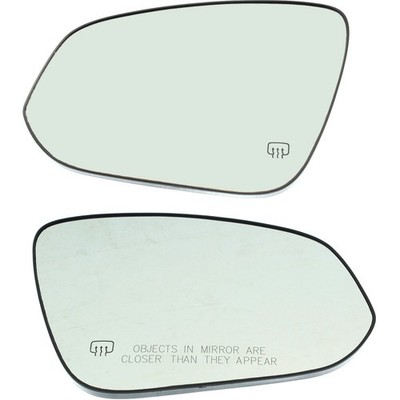 Mirror Glass For 2014-2019 Toyota Highlander Driver and Passenger Side