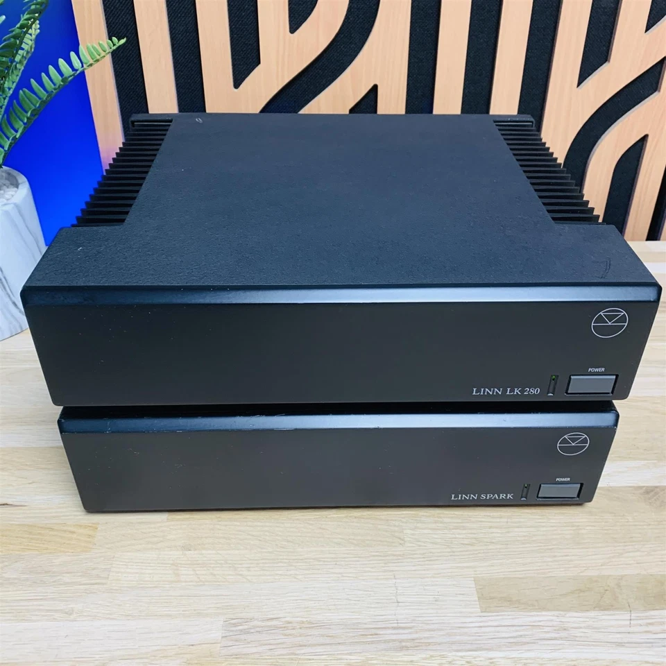 Linn LK280 Stereo Power Amplifier with Spark Power Supply inc Warranty - Image 2 of 4