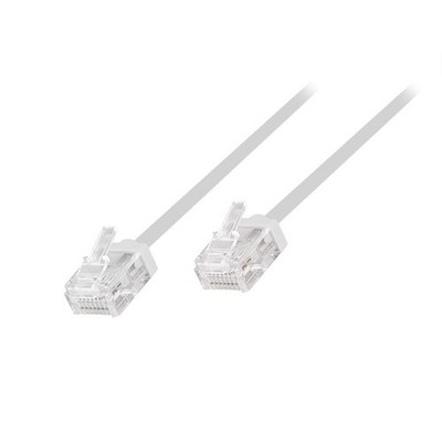 Logilink 0,5m LAN Kabel Patchkabel CAT6a ultra dünn Ø 2,8mm hochflexibel weiß