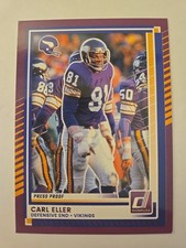 2025 Panini Donruss - Carl Eller #124 Purple Press Proof