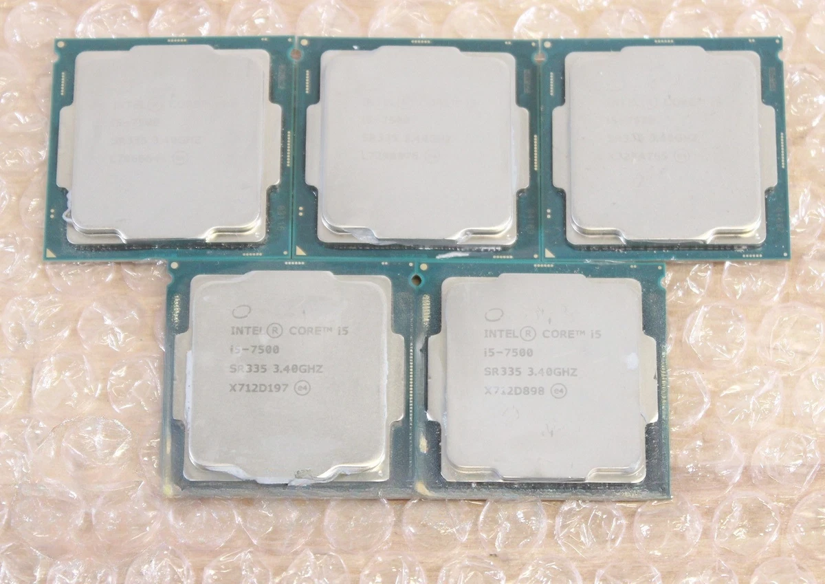 ド*ん様 Intel Core i5-7500 CPU 5個セット Intel Computer Processors Intel Core i5-7500 Processor Model for