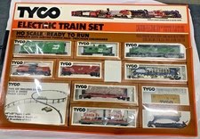 TYCO..HO..Burlington Northern..Electric Train Set..Set #7644