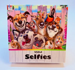 CEACO 550 Selfies Puzzle Dog Cat Bunny Parrot Tree Frog Gerbil Hamster New