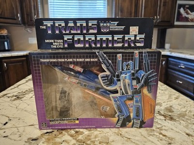 Vintage G1 Transformer Dirge Almost Complete With Box