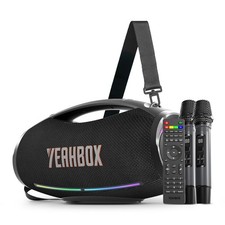 X-Boom X 120W Portable Bluetooth Speaker with Dual Wireless Microphones, HiFi...