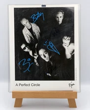 A Perfect Circle APC Signed 8x10 Photo Maynard James Keenan Josh Freese