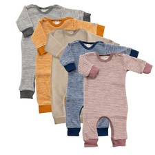 Lilano Baby Overall Strampler, Merino Schurwolle Frottee-Plüsch kbT Fleece