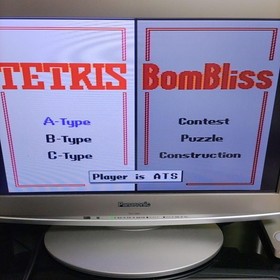 Tetris 2 + Bombliss Nintendo Famicom BPS Cartridge Only Used Tested Japanese ver