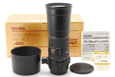 ✨美品✨ SIGMA APO 170-500mm F5-6.3 Canon EF Almost MINT] Sigma APO 170-500mm f/5-6.3 AF Zoom Lens for Canon EF