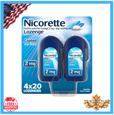 New 2mg Nicotine Lozenges Ice Mint Flavor 80ct Stop Smoking Aid