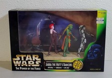 E-34 1998 MIB HASBRO STAR WARS THE POWER OF THE FORCE JABBA THE HUTT DANCERS