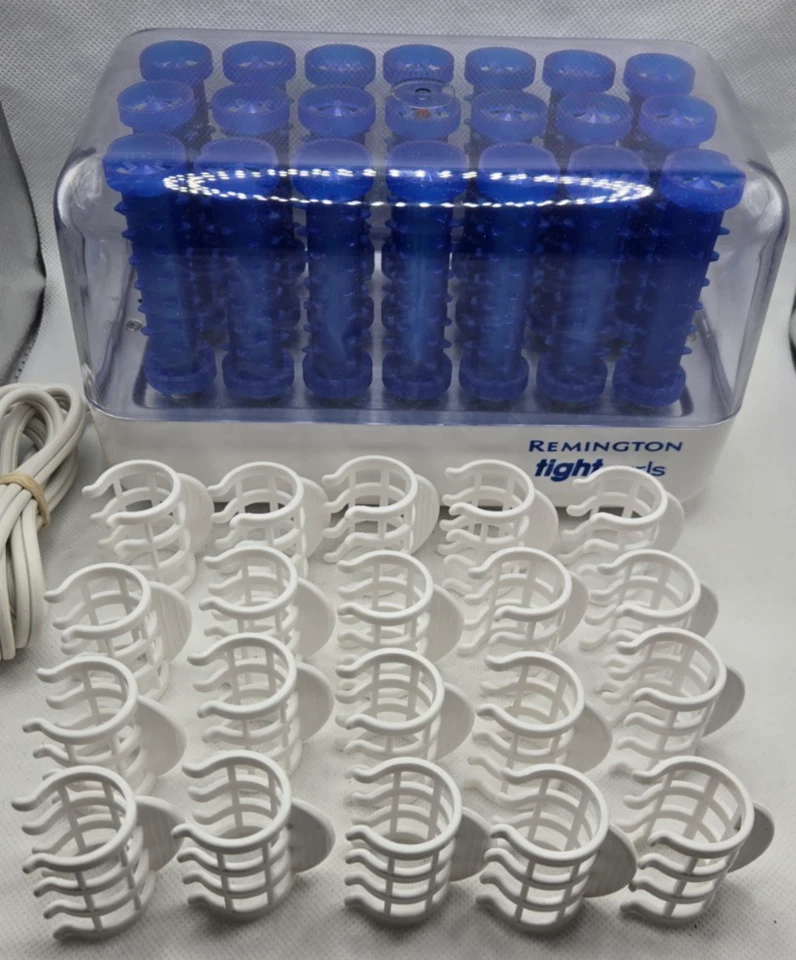 Vintage Remington Tight Curls 21 Slim Wax Core Hot Rollers H-21SPN Box Perfect - Image 4 of 4